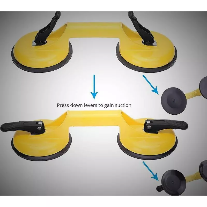 Buy flamingo-glass-carrying-handlelifter-puller-2-cups-32-cm-aluminium-rubber-yellow-pack-of-2-pcs Flamingo Glass Carrying Handle/Lifter Puller 2 Cups 32 cm Aluminium, Rubber Yellow (Pack of 2 Pcs)