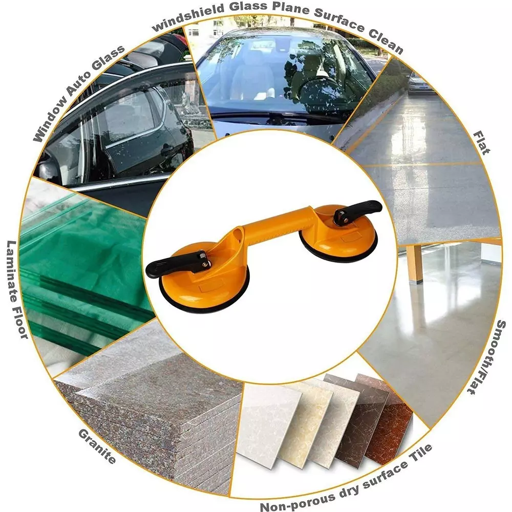 Shop flamingo-glass-carrying-handlelifter-puller-2-cups-20-cm-aluminium-rubber-yellow-pack-of-2-pcs Flamingo Glass Carrying Handle/Lifter Puller 2 Cups 20 cm Aluminium, Rubber Yellow (Pack of 2 Pcs)