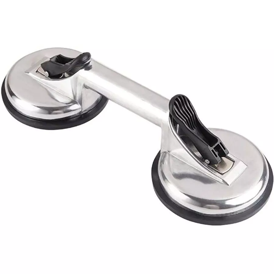 Flamingo Glass Carrying Handle/Lifter Puller 2 Cups 5 cm Aluminium, Rubber Silver Flamingo Glass Carrying Handle/Lifter Puller 2 Cups 5 cm Aluminium, Rubber Silver