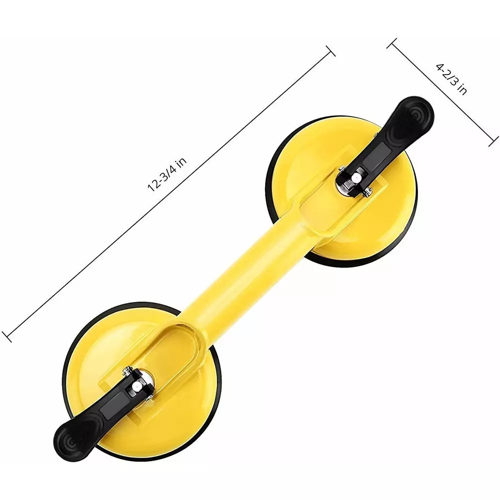 Best flamingo-glass-carrying-handlelifter-puller-2-cups-24-cm-aluminium-rubber-yellow Flamingo Glass Carrying Handle/Lifter Puller 2 Cups 24 cm Aluminium, Rubber Yellow