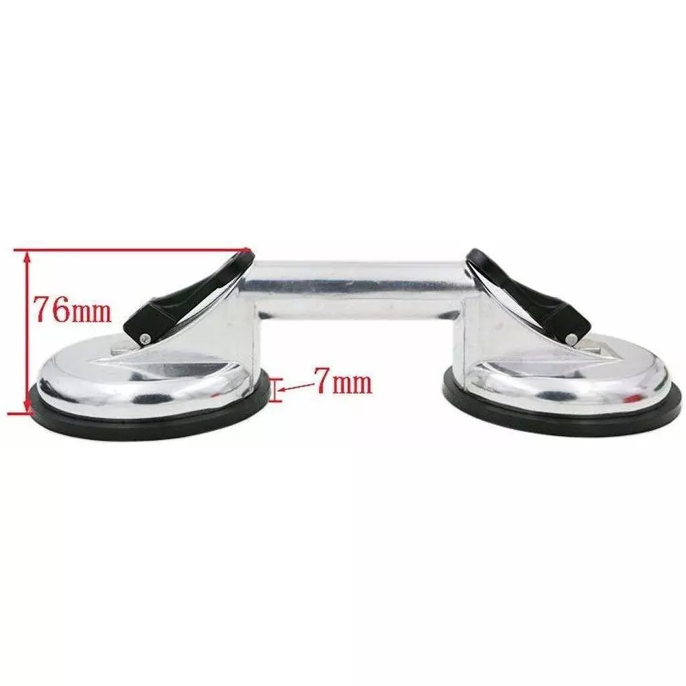 Shop flamingo-glass-carrying-handlelifter-puller-2-cups-8-cm-aluminium-rubber-silver Flamingo Glass Carrying Handle/Lifter Puller 2 Cups 18 cm Aluminium, Rubber Silver