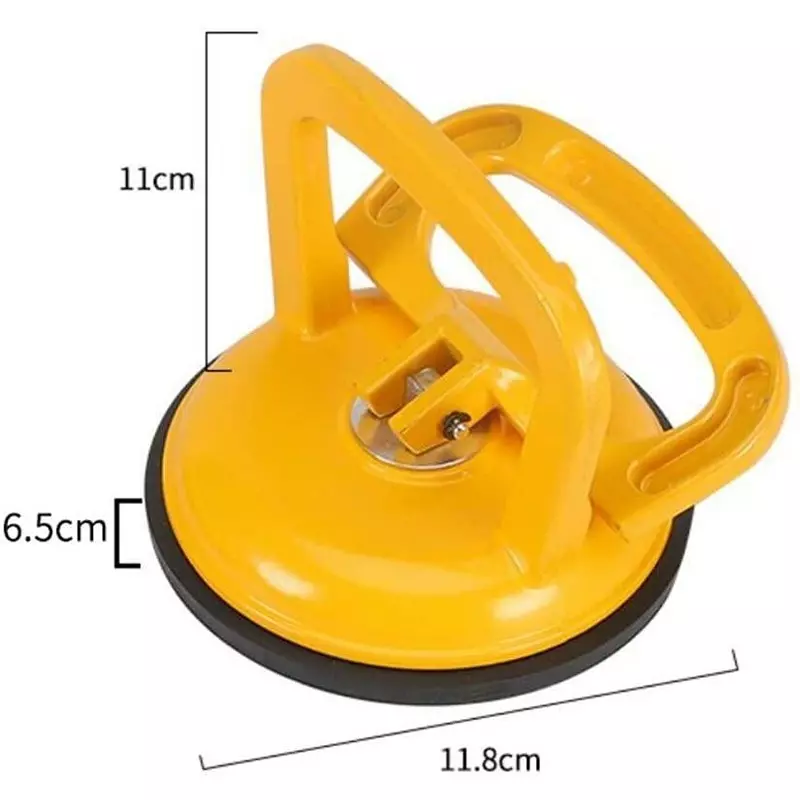 Buy flamingo-glass-carrying-handlelifter-puller-1-cup-117-cm-aluminium-rubber-yellow Flamingo Glass Carrying Handle/Lifter Puller 1 Cup 11.7 cm Aluminium, Rubber Yellow