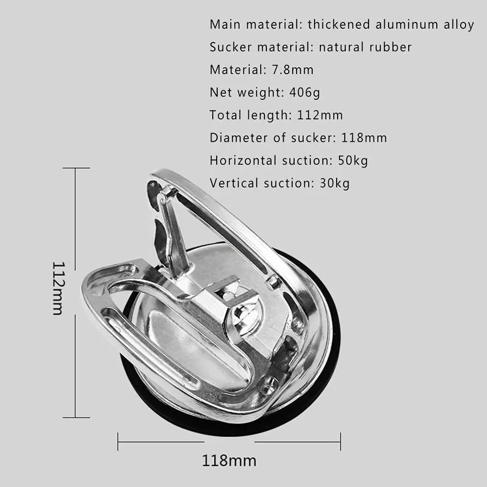 Buy flamingo-glass-carrying-handlelifter-puller-1-cup-10-cm-aluminium-rubber-grey Flamingo Glass Carrying Handle/Lifter Puller 1 Cup 10 cm Aluminium, Rubber Grey