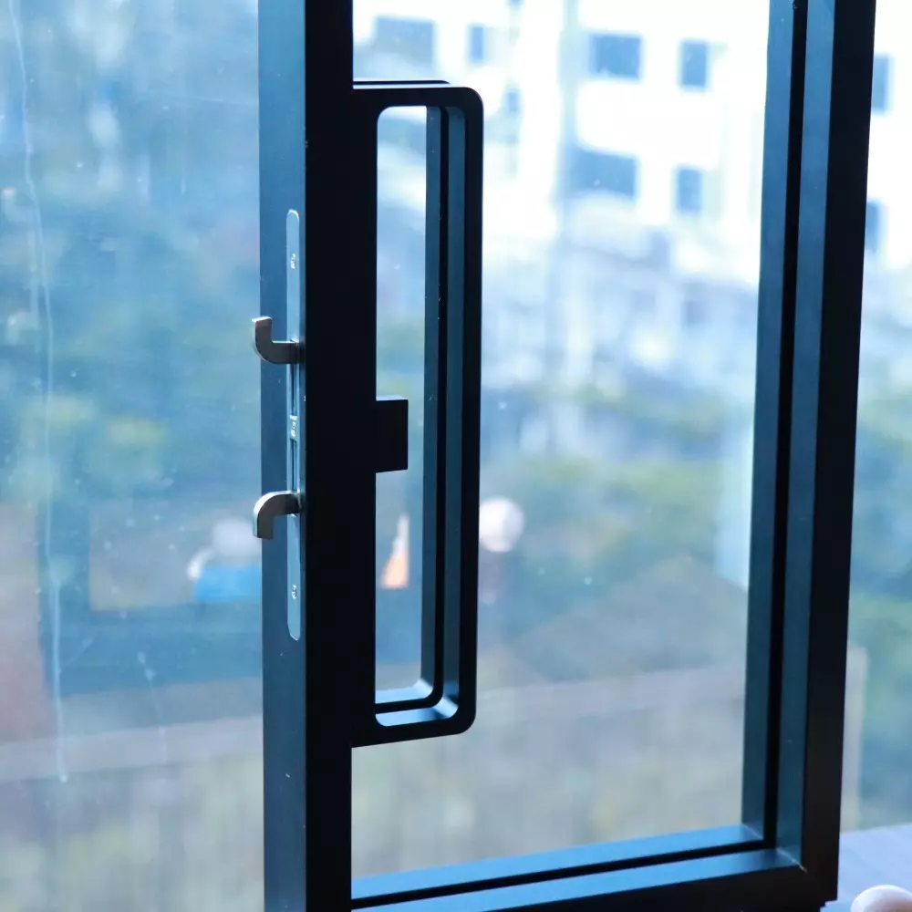 Buy ebco-handle-with-latch-black-finish-aluminium-body-for-sliding-partition-system-hl1-sps-set-of-2 Ebco Handle with Latch Black Finish Aluminium Body for Sliding Partition System, HL1-SPS (Set of 2)