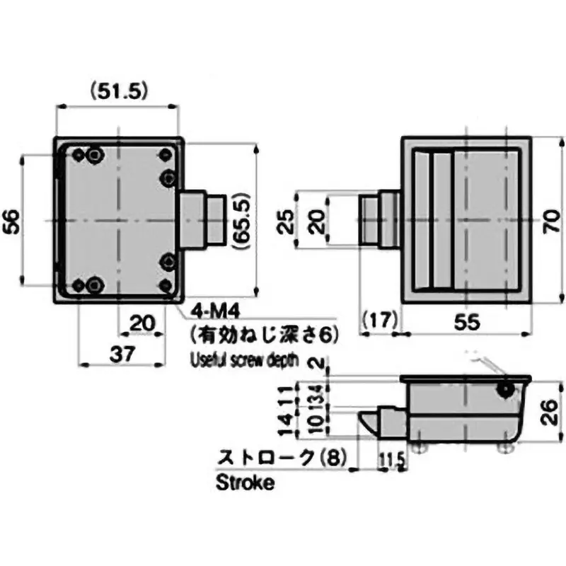 Buy takigen-latch-type-flat-handle-with-striker-300-g-a-158 TAKIGEN Latch Type Flat Handle with Striker 300 g, A-158