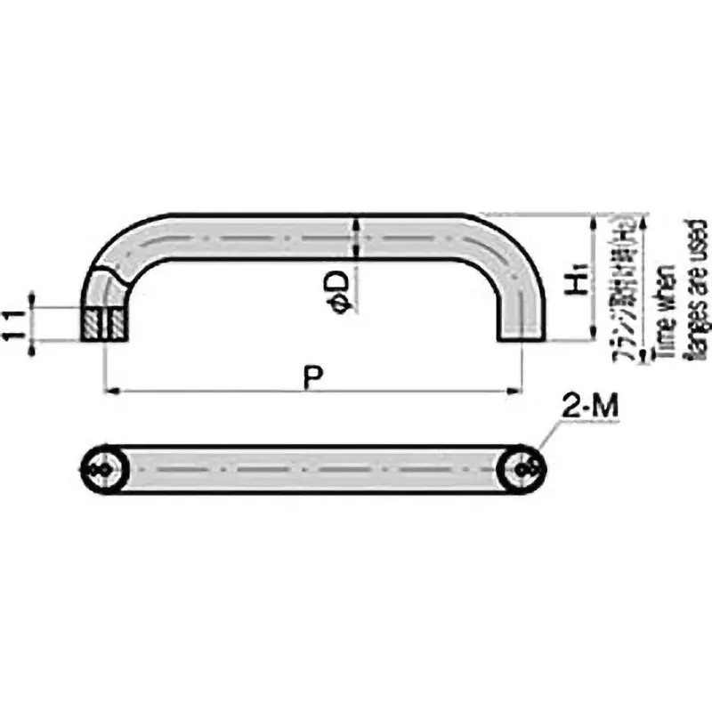 TAKIGEN Stainless Steel Handle Electrolytic Polishing 460 g, A-1524N-25-300-TMP TAKIGEN Stainless Steel Handle Electrolytic Polishing 460 g, A-1524N-25-300-TMP
