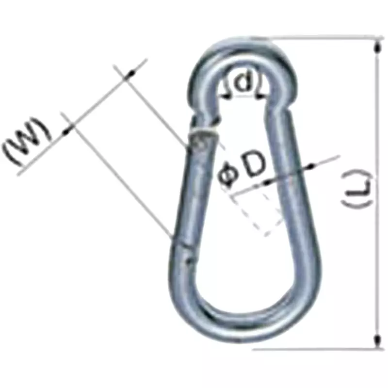 TAKIGEN Stainless Steel Chain Fasteners, B-1135-8 TAKIGEN Stainless Steel Chain Fasteners, B-1135-8