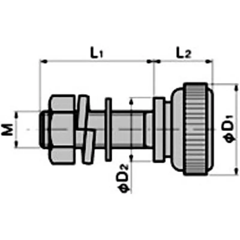 Buy takigen-small-knurled-knob-under-neck-25-x-m8-male-thread-a-40-5 TAKIGEN Small Knurled Knob (Under Neck 25 X M8 Male Thread), A-40-5