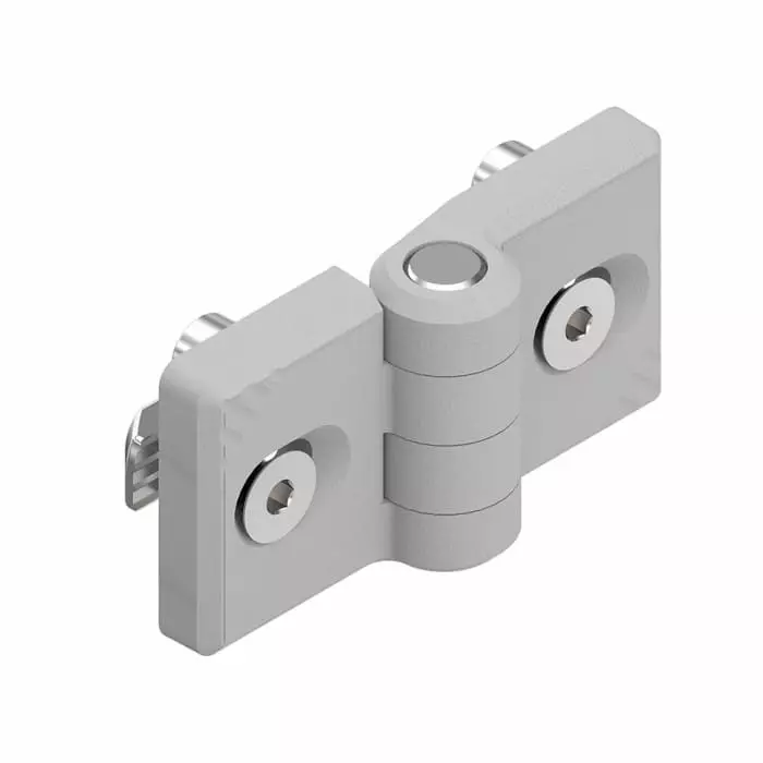 Buy bosch-rexroth-plastic-door-hinge-guarding-accessory-10-mm-slot-4050-mm-strut-profile-3842554466 Bosch Rexroth Plastic Door Hinge, Guarding Accessory, 10 mm Slot, 40/50 mm Strut Profile, 3842554466