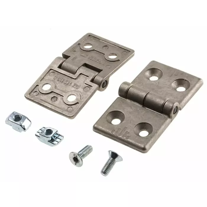 Bosch Rexroth Die Cast Aluminium Door Hinge, 6 mm Slot, 45 mm Strut Profile, 3842544531 Bosch Rexroth Die Cast Aluminium Door Hinge, 6 mm Slot, 45 mm Strut Profile, 3842544531