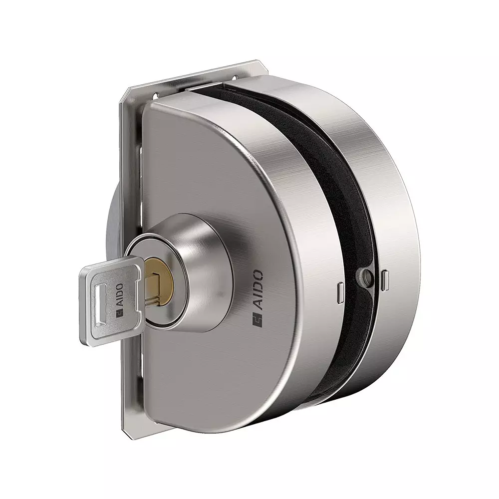 Buy aido-xl-c-2s1ck-centre-lock-with-strike-plate-ss-matt-1012-mm-glass-thickness-for-swing-and-sliding-door-xl-c-7059 AIDO XL-C 2S1CK Centre Lock with Strike Plate SS Matt 10/12 mm Glass Thickness for Swing and Sliding Door, XL-C 7059