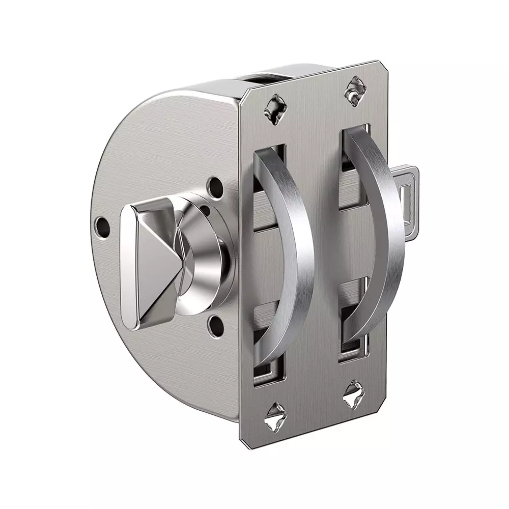 Product aido-xl-c-2s1ck-centre-lock-with-strike-plate-ss-matt-1012-mm-glass-thickness-for-swing-and-sliding-door-xl-c-7059 AIDO XL-C 2S1CK Centre Lock with Strike Plate SS Matt 10/12 mm Glass Thickness for Swing and Sliding Door, XL-C 7059