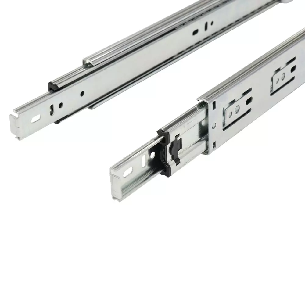 Ebco Drawer Slides Sleek Telescopic Primary Series Zinc Plated White Finish, Size 250 mm, Load 35 Kg, STDS1-25-35 (Set of 2) Ebco Drawer Slides Sleek Telescopic Primary Series Zinc Plated White Finish, Size 250 mm, Load 35 Kg, STDS1-25-35 (Set of 2)