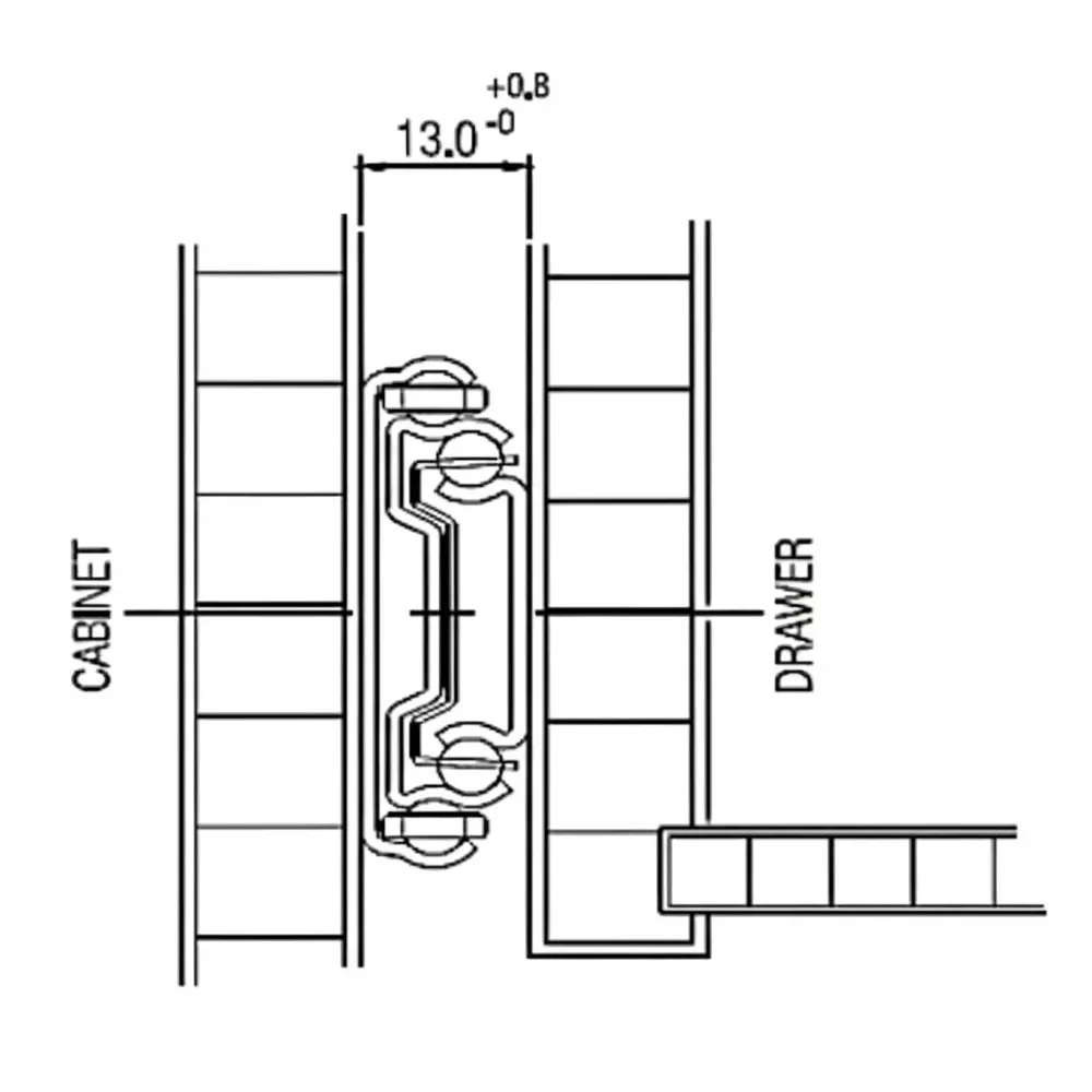 Buy ebco-drawer-slides-premium-sleek-telescopic-soft-closepush-open-series-zinc-plated-white-finish-size-400-mm-load-35-kg-pstds40-35-sc-set-of-2 Ebco Drawer Slides Premium Sleek Telescopic Soft Close/Push Open Series Zinc Plated White Finish, Size 400 mm, Load 35 Kg, PSTDS40-35-SC (Set of 2)