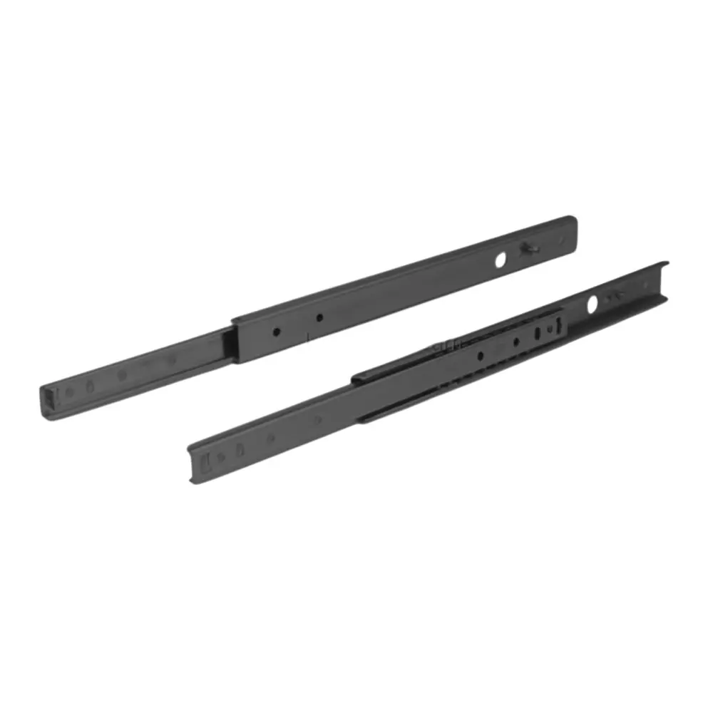 Ebco Two Way Drawer Slide Zinc Plated Black Finish, Size 300 mm, Load 12 Kg, TWDS-300-485 (Set of 2) Ebco Two Way Drawer Slide Zinc Plated Black Finish, Size 300 mm, Load 12 Kg, TWDS-300-485 (Set of 2)