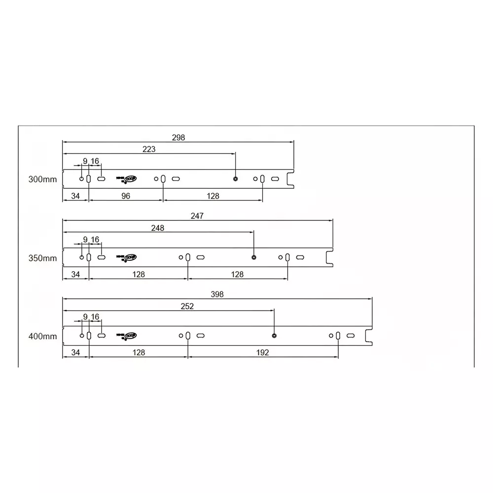 Shop ebco-stainless-steel-304-drawer-slide-sleek-telescopic-primary-series-ss-finish-size-450-mm-load-35-kg-height-45-mm-stds1-45-35ss-set-of-2 Ebco Stainless Steel 304 Drawer Slide Sleek Telescopic Primary Series SS Finish, Size 450 mm, Load 35 Kg, Height 45 mm, STDS1- 45-35SS (Set of 2)