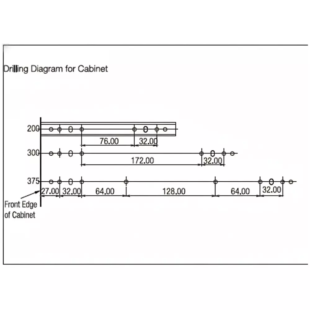 Buy ebco-two-way-drawer-slide-zinc-plated-white-finish-size-200-mm-load-12-kg-twds-200-325-set-of-2 Ebco Two Way Drawer Slide Zinc Plated White Finish, Size 200 mm, Load 12 Kg, TWDS-200-325 (Set of 2)