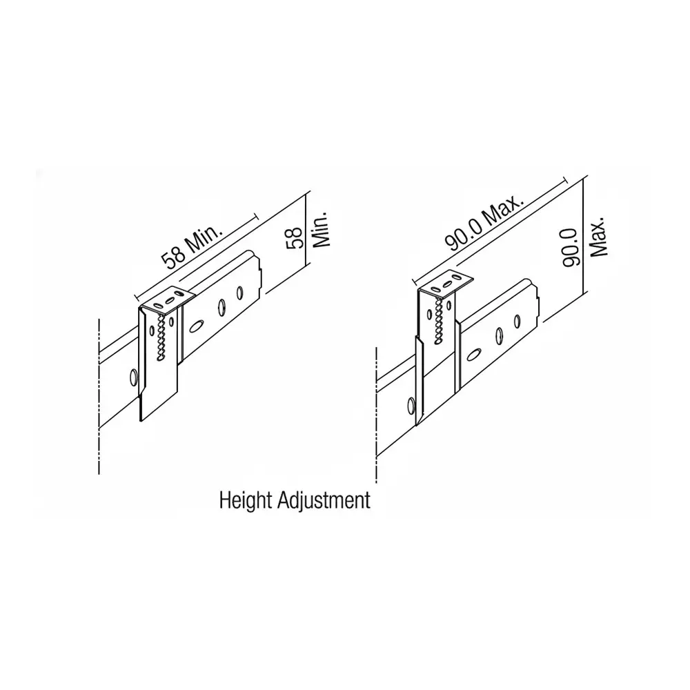 Buy ebco-computer-keyboard-slide-zinc-plated-white-finish-size-350-mm-load-35-kg-ckds-35-set-of-2 Ebco Computer Keyboard Slide Zinc Plated White Finish, Size 350 mm, Load 35 Kg, CKDS-35 (Set of 2)