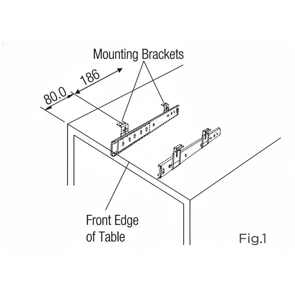 Shop ebco-computer-keyboard-slide-zinc-plated-white-finish-size-350-mm-load-35-kg-ckds-35-set-of-2 Ebco Computer Keyboard Slide Zinc Plated White Finish, Size 350 mm, Load 35 Kg, CKDS-35 (Set of 2)