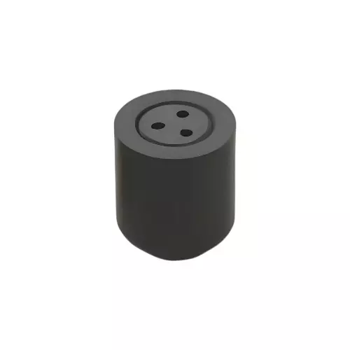 Altitude Sofa Leg Size 4 inch (101.6 mm) Metal Body Anodized Black Finish for Setting Proper Height of Furniture, R-86 Altitude Sofa Leg Size 4 inch (101.6 mm) Metal Body Anodized Black Finish for Setting Proper Height of Furniture, R-86