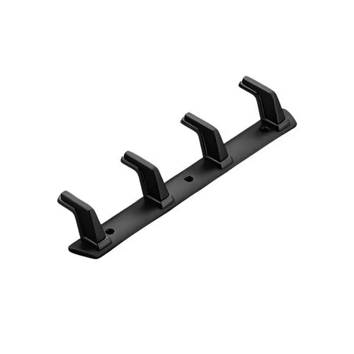 Altitude Cloth Hook 4 Pin Metal Body Black Finish for Sliding Doors, Wardrobes, Cabinets, 401 Altitude Cloth Hook 4 Pin Metal Body Black Finish for Sliding Doors, Wardrobes, Cabinets, 401