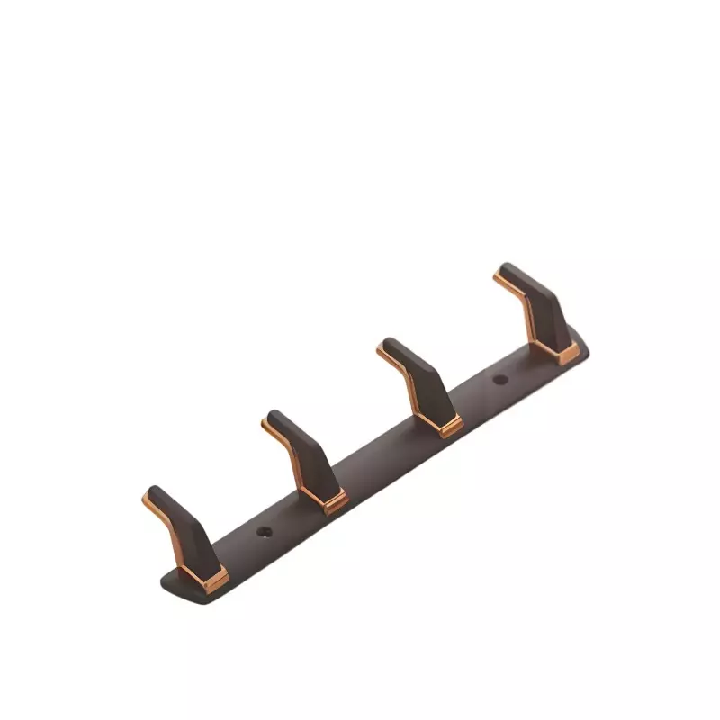 Altitude Cloth Hook 4 Pin Metal Body R.Gold/Wenge Finish for Sliding Doors, Wardrobes, Cabinets, 401 Altitude Cloth Hook 4 Pin Metal Body R.Gold/Wenge Finish for Sliding Doors, Wardrobes, Cabinets, 401