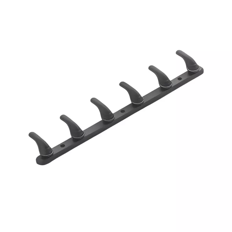 Altitude Cloth Hook 6 Pin Peris Series Metal Body Black Finish for Bathroom, Kitchen, Bed Room & More Altitude Cloth Hook 6 Pin Peris Series Metal Body Black Finish for Bathroom, Kitchen, Bed Room & More