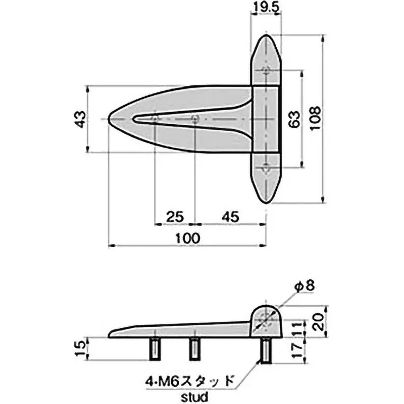 Buy takigen-small-door-hinge-for-specially-equipped-vehicles-62804988 TAKIGEN Small Door Hinge Barrel Polishing for Specially Equipped Vehicles, B-853-1