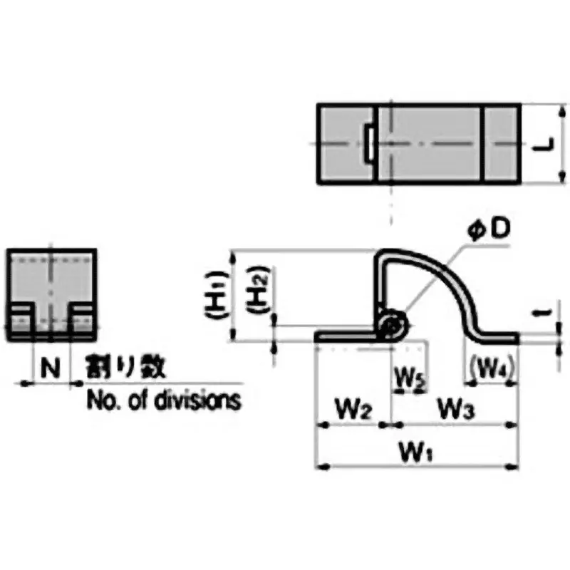 Buy takigen-back-hinge-type-1-l-65-fixed-type-61105284 TAKIGEN Back Hinge Type 1 65 mm Length 3.2 mm Plate Thickness, B-8-11