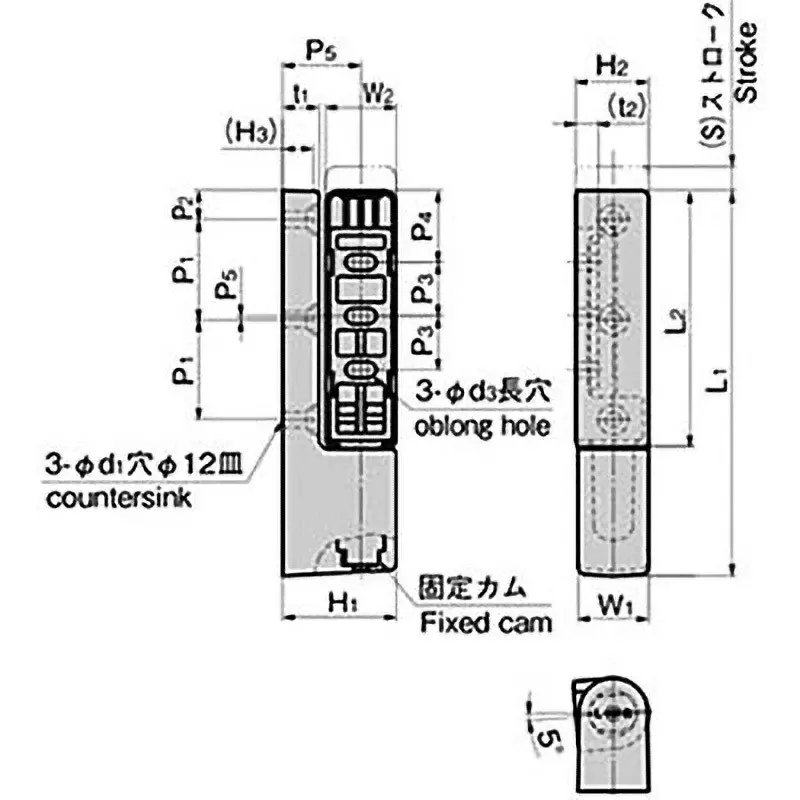 Buy takigen-corner-lift-hinge-antibacterial-type-62820153 TAKIGEN Corner Lift Hinge (Antibacterial Type) Aluminum Alloy, FB-744-1 (old number FB-744)