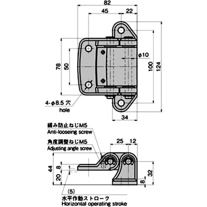 Buy takigen-stainless-steel-multi-axis-hinge-buffing-finish-for-sealing-fb-1729n-2 TAKIGEN Stainless Steel Multi-Axis Hinge Buffing Finish for Sealing, FB-1729N-2
