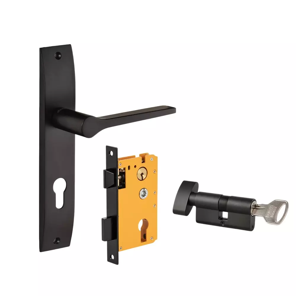 Dorset ML Series Chase Lock Sets With Knob and Key Cylinder 70 mm GM Finish, ML CHS Dorset ML Series Chase Lock Sets With Knob and Key Cylinder 70 mm GM Finish, ML CHS