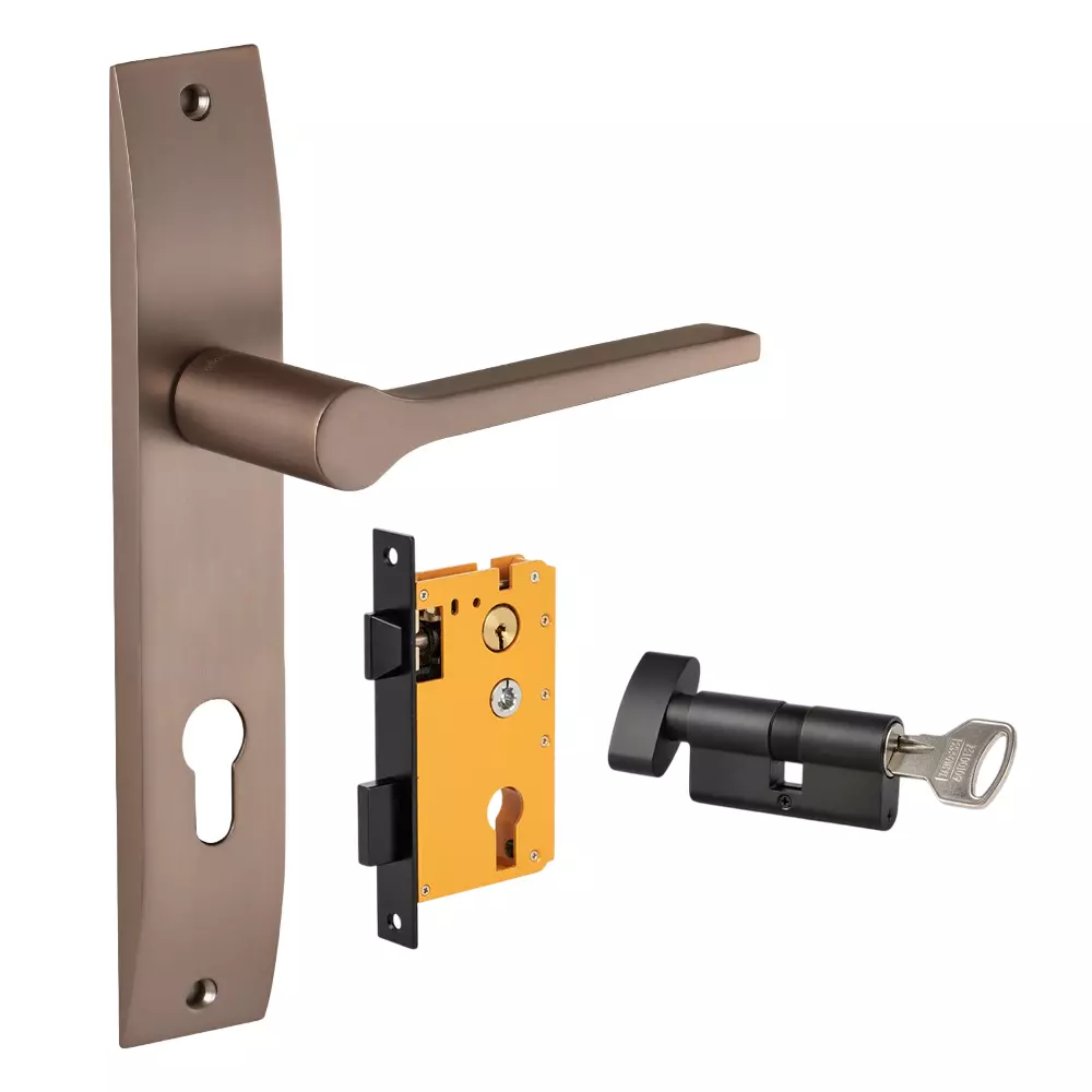 Dorset ML Series Chase Lock Sets With Knob and Key Cylinder 70 mm CB Finish, ML CHS OR Dorset ML Series Chase Lock Sets With Knob and Key Cylinder 70 mm CB Finish, ML CHS OR