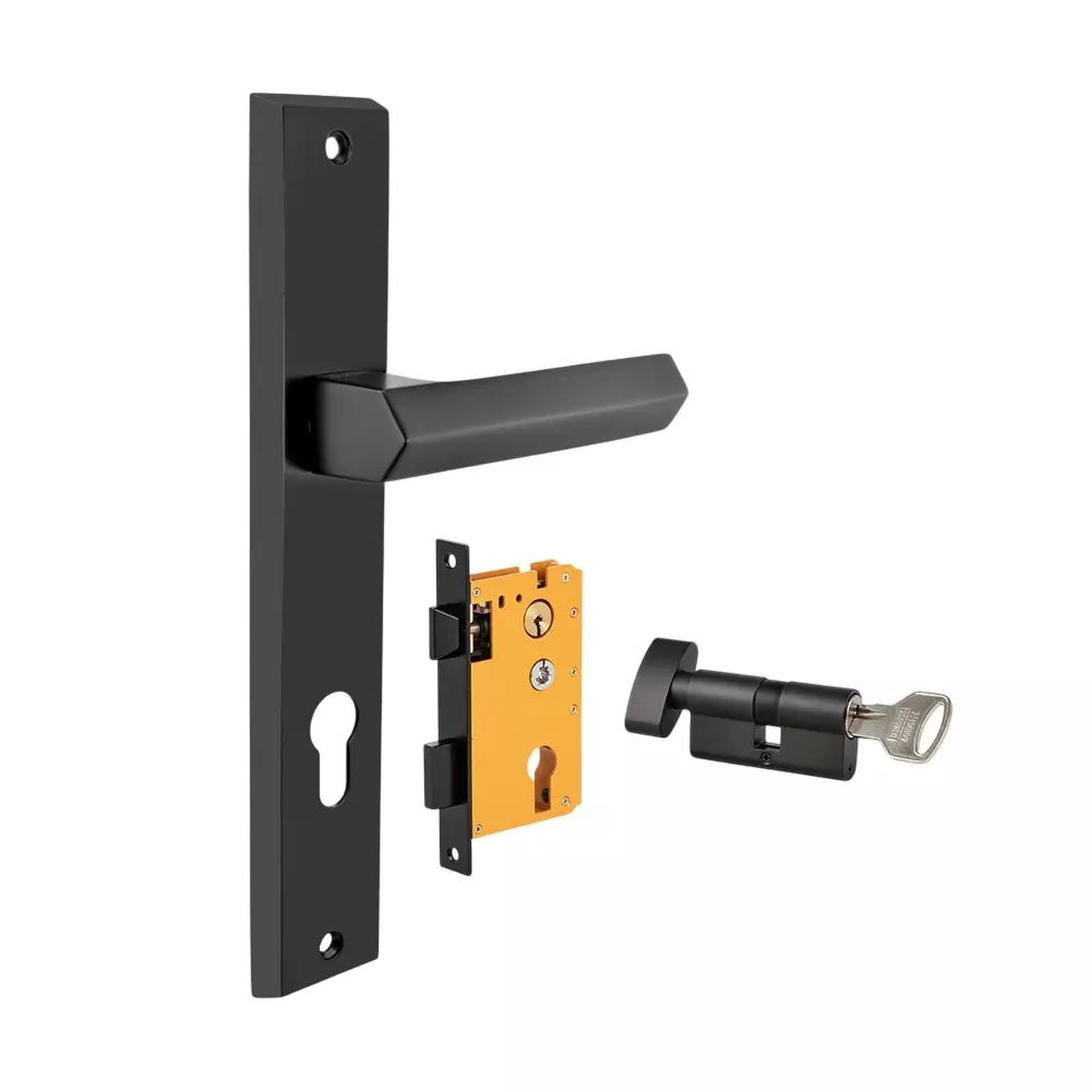 Dorset HL Series Unida Lock Sets with Knob and Key Cylinder 70 mm GM Finish, HL UND Dorset HL Series Unida Lock Sets with Knob and Key Cylinder 70 mm GM Finish, HL UND