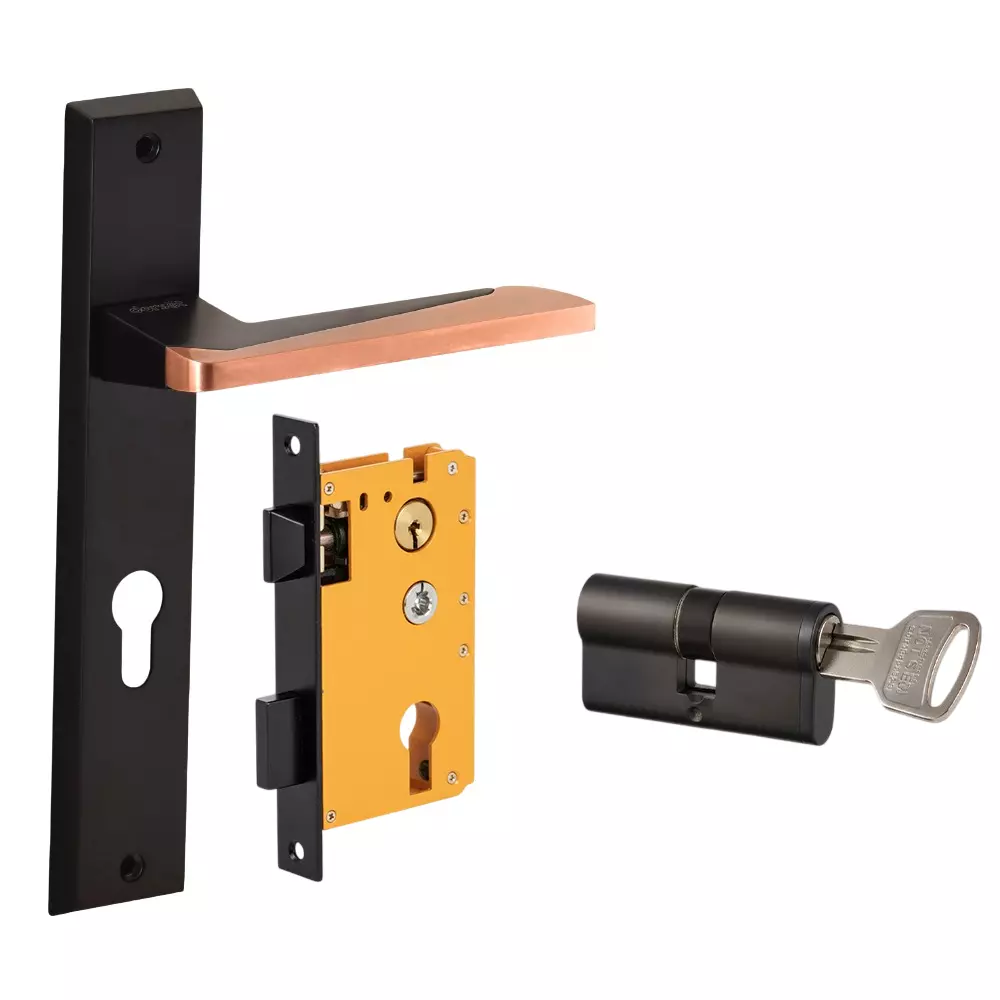 Dorset ML Series Rivaan Lock Sets With Both Side Key Cylinder 60 mm GMCU Finish, ML RVN OR Dorset ML Series Rivaan Lock Sets With Both Side Key Cylinder 60 mm GMCU Finish, ML RVN OR