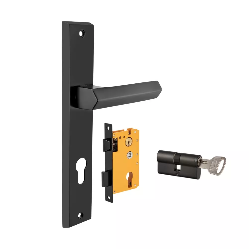 Dorset HL Series Unida Lock Sets with Both Side Key Cylinder 60 mm GM Finish, HL UND Dorset HL Series Unida Lock Sets with Both Side Key Cylinder 60 mm GM Finish, HL UND