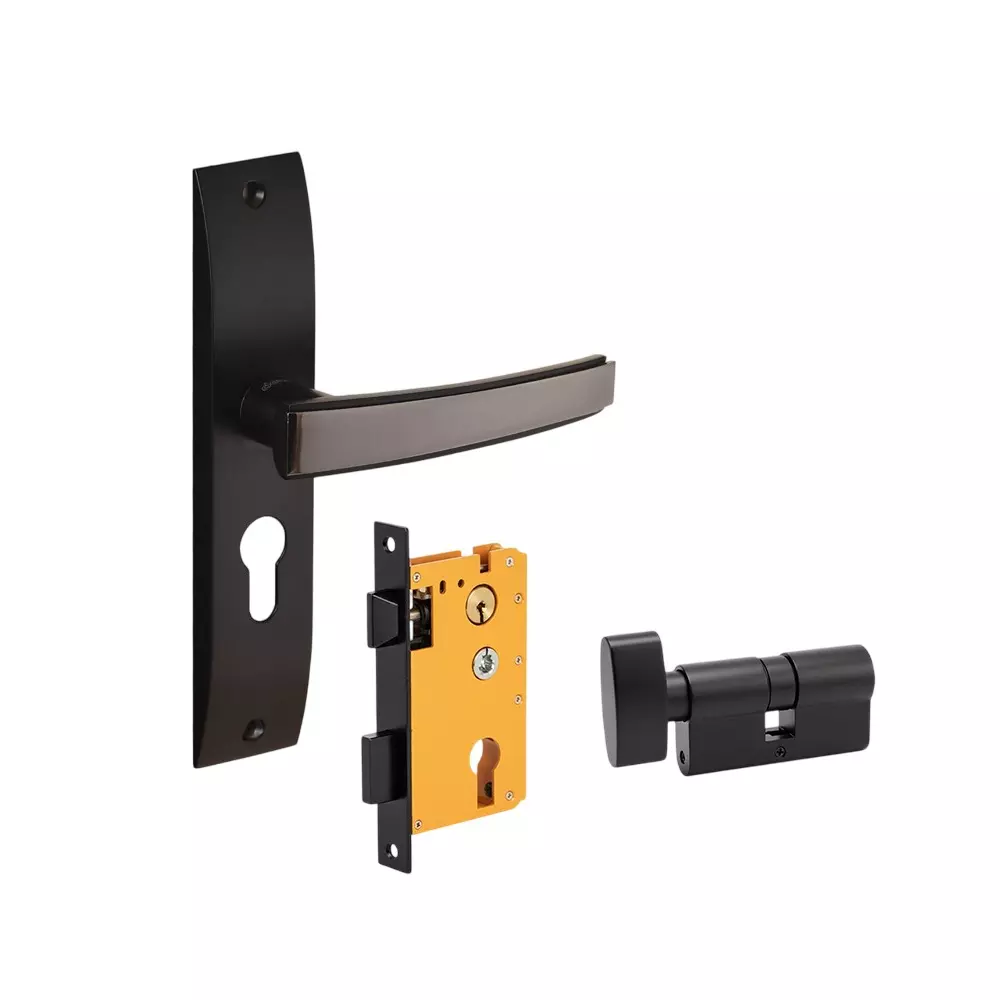Dorset HL Series Amira Lock Sets with Coin and Knob Cylinder 60 mm AMBN Finish, HL AMA Dorset HL Series Amira Lock Sets with Coin and Knob Cylinder 60 mm AMBN Finish, HL AMA