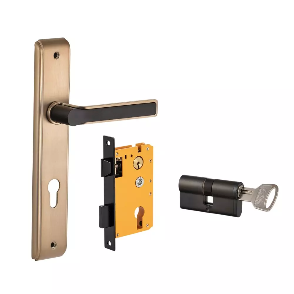 Dorset ML Series Amoli Lock Sets With Both Side Key Cylinder 60 mm CBGM Finish, ML AML Dorset ML Series Amoli Lock Sets With Both Side Key Cylinder 60 mm CBGM Finish, ML AML