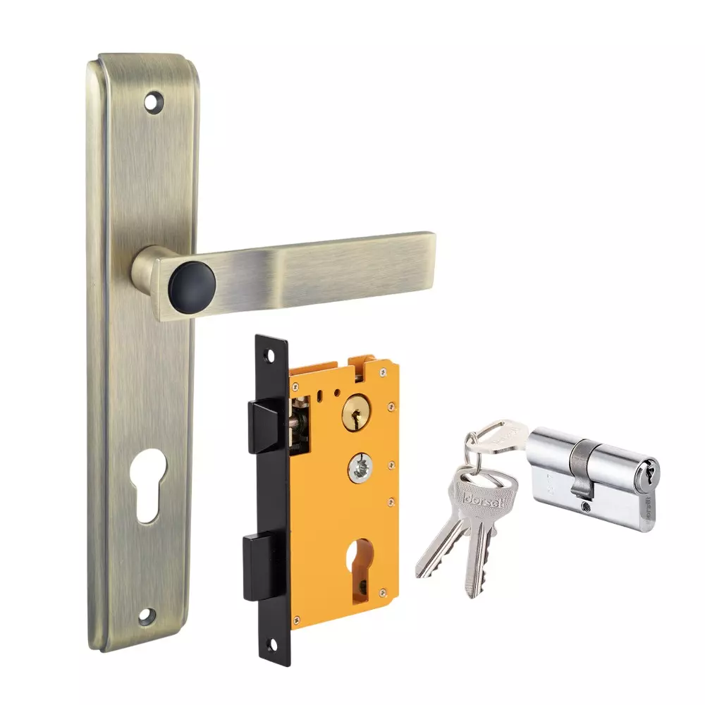 Dorset HL Series Luce Lock Sets With Both Side Key Cylinder 70 mm PTTM Finish, HL LCE Dorset HL Series Luce Lock Sets With Both Side Key Cylinder 70 mm PTTM Finish, HL LCE