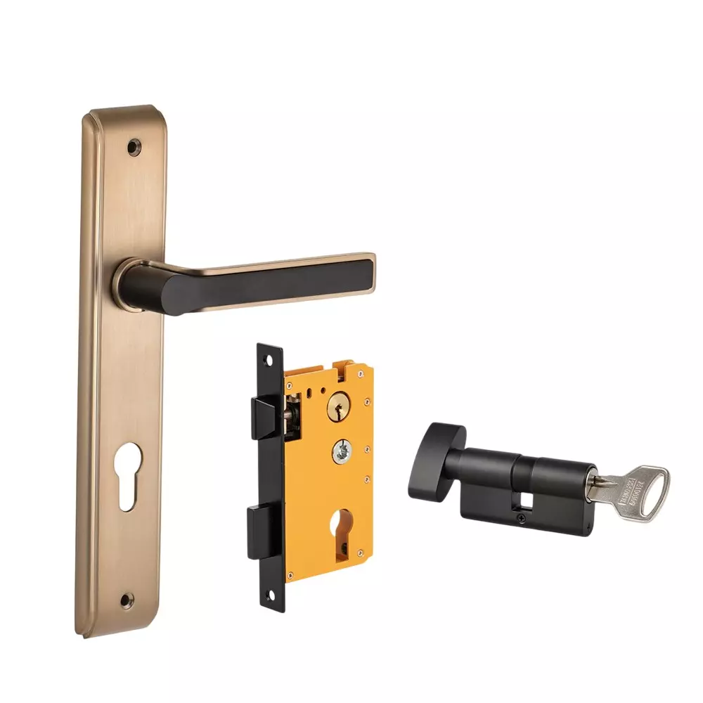 Dorset ML Series Amoli Lock Sets With Knob and Key Cylinder 60 mm CBGM Finish, ML AML Dorset ML Series Amoli Lock Sets With Knob and Key Cylinder 60 mm CBGM Finish, ML AML