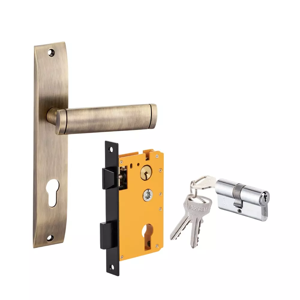 Dorset HL Series Dave Lock Sets With Both Side Key Cylinder 70 mm PT Finish, HL DAV Dorset HL Series Dave Lock Sets With Both Side Key Cylinder 70 mm PT Finish, HL DAV