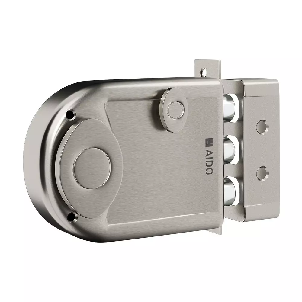 Buy aido-xl-c-tri-version-rim-lock-with-dual-bolts-stainless-steel-finish-with-14-pin-dimple-keys-xl-c-1207 AIDO XL-C Tri Version Rim Lock with Dual Bolts Stainless Steel Finish with 14-Pin Dimple Keys, XL-C 1207