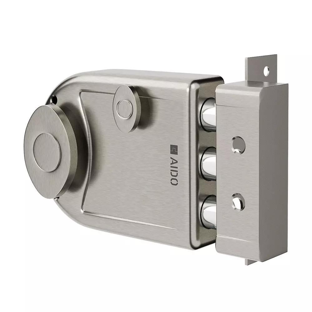 Shop aido-xl-c-tri-version-rim-lock-with-dual-bolts-stainless-steel-finish-with-14-pin-dimple-keys-xl-c-1207 AIDO XL-C Tri Version Rim Lock with Dual Bolts Stainless Steel Finish with 14-Pin Dimple Keys, XL-C 1207