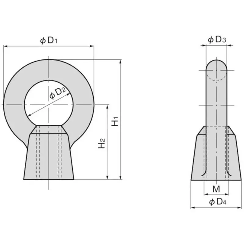 Buy takigen-stainless-steel-eye-nut-b-1132-30 TAKIGEN Stainless Steel Eye Nut, B-1132-30