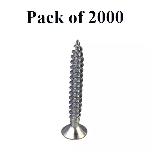 Buy ebco-chipboard-screw-pozi-recess-csk-head-nickel-plated-finish-size-35-x-16-6-x-16-mm-cbs-3516-np-pack-of-2000 Ebco Chipboard Screw Pozi Recess CSK Head Nickel Plated Finish, Size 35 x 16 (6 x 16) mm, CBS-3516-NP (Pack of 2000)