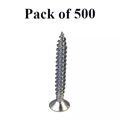 Buy ebco-chipboard-screw-pozi-recess-csk-head-raw-stainless-steel-finish-size-4-x-35-8-x-35-mm-cbs-4035-ss-pack-of-500 Ebco Chipboard Screw Pozi Recess CSK Head Raw Stainless Steel Finish, Size 4 x 35 (8 x 35) mm, CBS-4035-SS (Pack of 500)