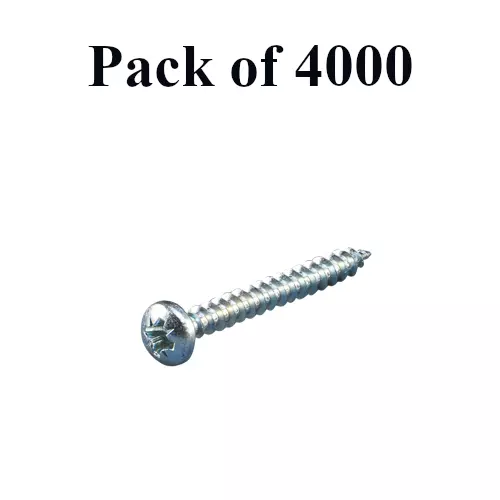 Buy ebco-chipboard-screw-pozi-recess-pan-head-zinc-plated-white-finish-size-3-x-12-5-x-12-mm-pcbs-3012-pack-of-4000 Ebco Chipboard Screw Pozi Recess Pan Head Zinc Plated White Finish, Size 3 x 12 (5 x 12) mm, PCBS-3012 (Pack of 4000)
