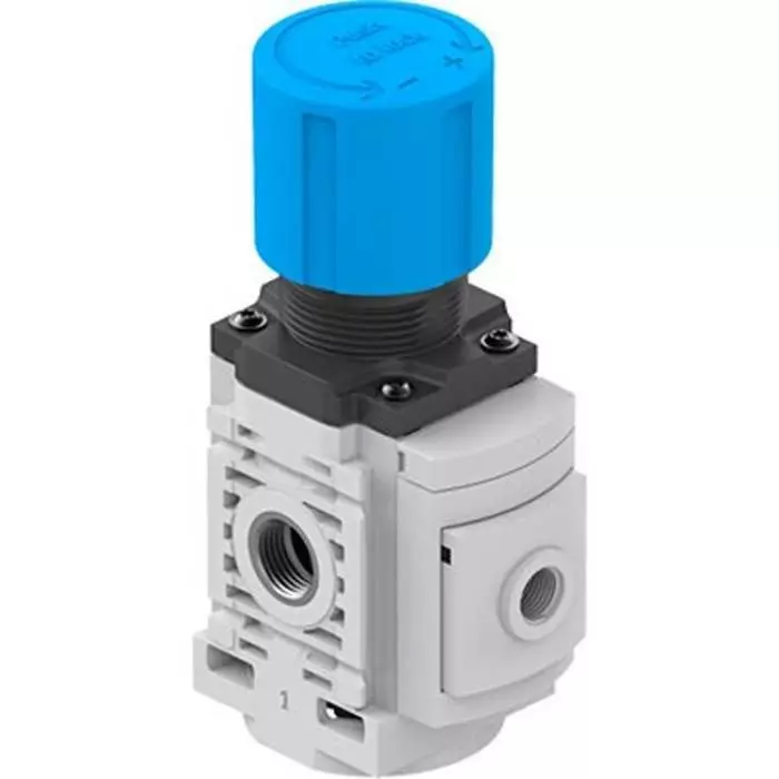 Festo G 1/4 Regulator -, 1/4 inch, 14 bar max. Input, MS4-LR-1/4-D6-A8 Festo G 1/4 Regulator -, 1/4 inch, 14 bar max. Input, MS4-LR-1/4-D6-A8