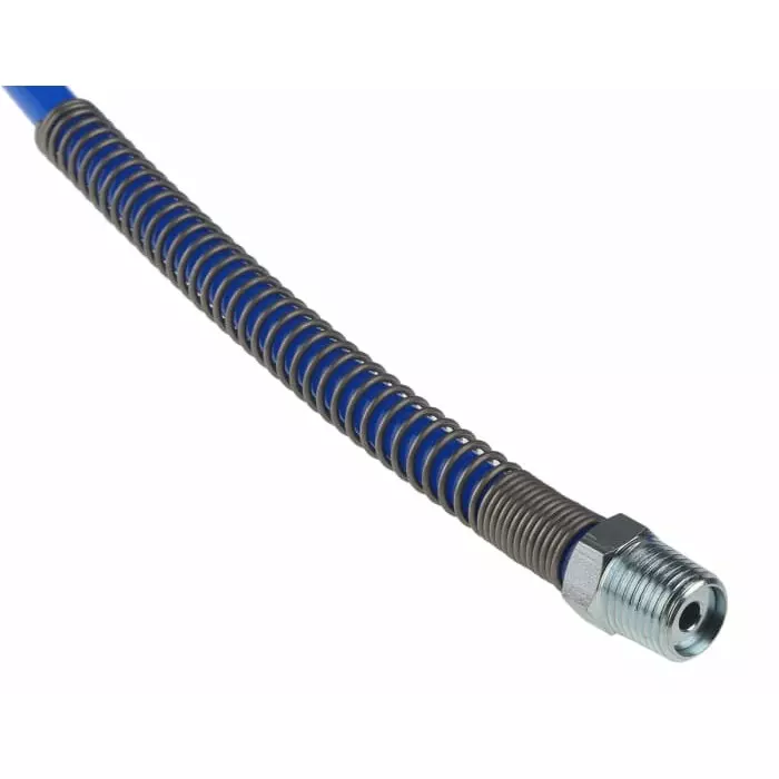 Buy rs-pro-rs-pro-6m-polyurethane-recoil-hose-with-bspt-14-male-connector-9172331 RS PRO 6m Polyurethane Recoil Hose with BSPT 1/4 Male connector Blue 8 mm Outer Dia