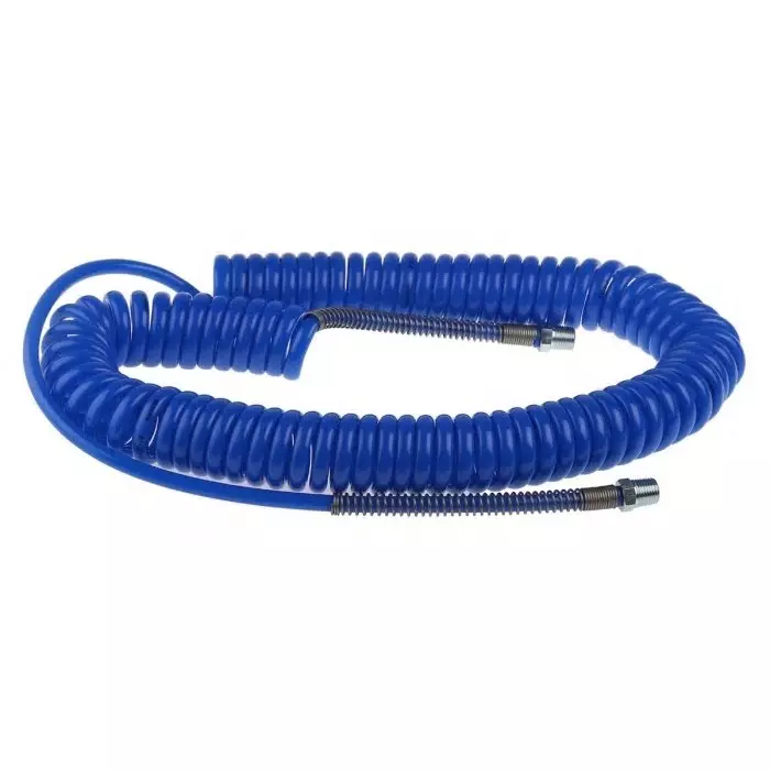 Best rs-pro-rs-pro-6m-polyurethane-recoil-hose-with-bspt-14-male-connector-9172331 RS PRO 6m Polyurethane Recoil Hose with BSPT 1/4 Male connector Blue 8 mm Outer Dia